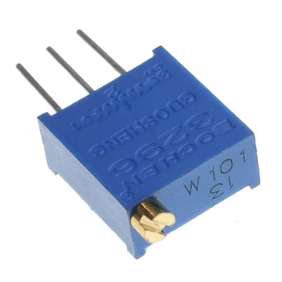 MULTITURN TRIMMING POTENTIOMETER 100OHMS | 3296W-1-101 | مولتی ترن 100 اهم ایستاده