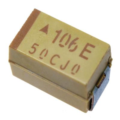 TANTALUM CAPACITOR 10UF 25V 10% SMD C | TAJC106K025RNJ | خازن تانتالیوم 10 میکرو فاراد 25 ولت smd سایز  C