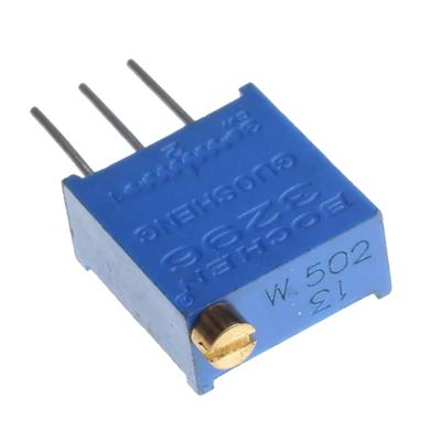 MULTITURN TRIMMING POTENTIOMETER 5KOHMS | 3296W-1-502 | مولتی ترن 5 کیلو اهم ایستاده