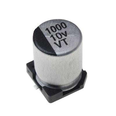 1000UF 10V SMD 8*10.5MM | خازن الکترولیت اس ام دی 1000 میکرو فاراد 10 ولت