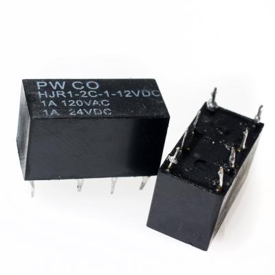 RELAY 12V 1A 2C 8PIN | HRS1K-S-DC12V | رله مخابراتی 12 ولت 1 آمپر 2 کنتاکت 