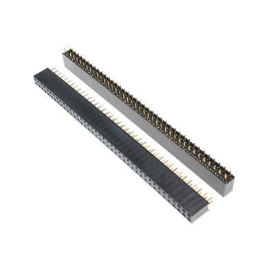 PIN HEADER 2*40 FEMALE ST 2.54MM | PBD-2.54-2X40GF | پین هدر 2*40 مادگی صاف 2.54 میلی متر