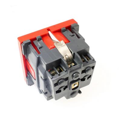 POWER SOCKET 45X45 RED