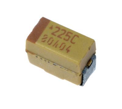 TANTALUM CAPACITOR 2.2UF 16V 10% SMD A | TAJA225K016RNJ | خازن تانتالیوم 2.2 میکرو فاراد 16 ولت smd سایز  A