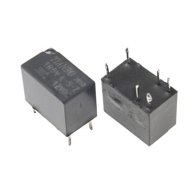 RELAY 12V 1A 1C 6PIN | TR5V L-S-Z 12VDC | رله کوچک 12 ولت 1 آمپر 1 کنتاکت مدل TR5V