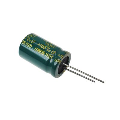 2200UF 35V-16*25-105C-GREEN | LF222M1VBKJ1020VGN | خازن الکترولیت 2200 میکرو فاراد 35 ولت