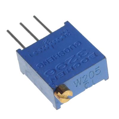 MULTITURN TRIMMING POTENTIOMETER 2MOHMS | 3296W-1-205LF | مولتی ترن 2 مگا اهم ایستاده