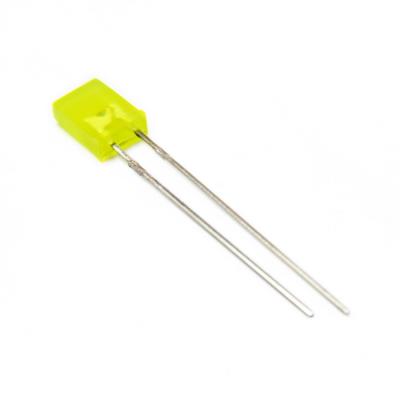 LED RECTANGLE 2*5*7MM YELLOW