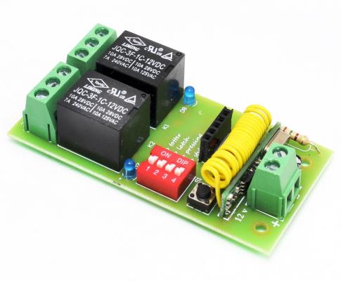 2-CHANNEL 433MHZ RF RECEIVER