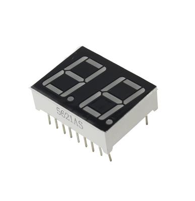 7SEGMENT DISPLAY 2DIGIT COMMON CATHODE 19*25 RED | CL5621AH | سون سگمنت کاتد دوبل قرمز 5621 سایز 19*25