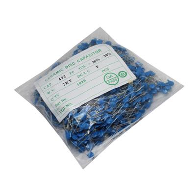 CERAMIC DISC CAPACITOR 4.7NF 2KV | 472 2KV | خازن عدسی 4.7 نانو فاراد 2000 ولت