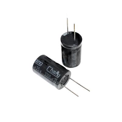 3300UF/25V-16X25-105C-BLACK | KM332M1VBKJ1625VBK