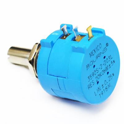 'PRECISION POTENTIOMETERS MULTITURN 20KKOHMS','3590S-2-203L','ولوم مولتی ترن 20 کیلو اهم'