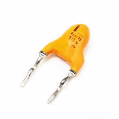 TANTALUM CAPACITOR 6.8UF 10V 5MM | P2C685010M | خازن تانتالیوم 6.8 میکرو فاراد 10 ولت