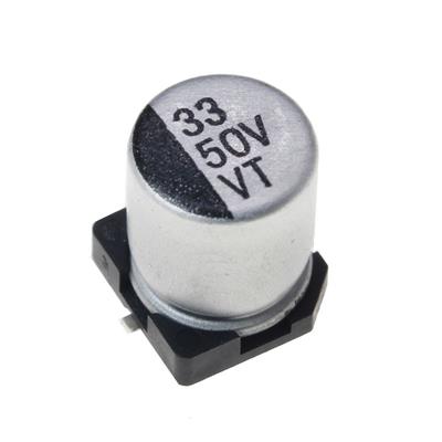 33UF 50V SMD 6.3*7.7MM | خازن الکترولیت اس ام دی 33 میکرو فاراد 50 ولت