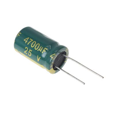 4700UF 25V-16*25-105C-GREEN | LF472M1EBKJ1625VGN | خازن الکترولیت 4700 میکرو فاراد 25 ولت