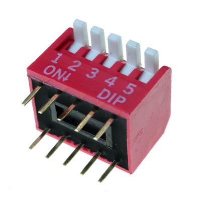 DPL-05-V | دیپ سوئیچ 5 تایی پیانویی