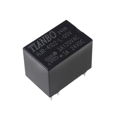 RELAY 5V 3A 1C 6PIN | HJR-4102-L-05V | رله بوبین وسط 5 ولت 3 آمپر 1 کنتاکت مدل 4102