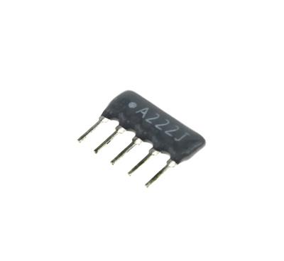 RESISTOR ARRAY 2.2KOHMS 5PIN | A05-222JP | مقاومت اری 2.2 کیلو اهم 5 پین