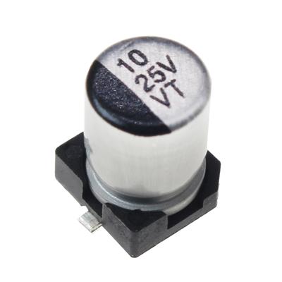 10UF 25V SMD 4*5.4MM | 10UF/25V ES | خازن الکترولیت اس ام دی 10 میکرو فاراد 25 ولت