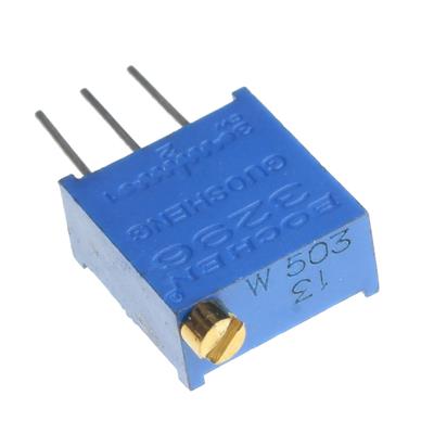 MULTITURN TRIMMING POTENTIOMETER 50KOHMS | 3296W-1-503 | مولتی ترن 50 کیلو اهم ایستاده