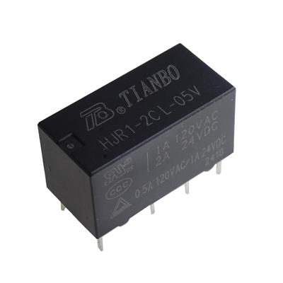 RELAY 5V 1A 2C 8PIN | HJR1-2CL-05V | رله مخابراتی 5 ولت 1 آمپر 2 کنتاکت 