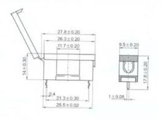 FUSE HOLDER 5X20 MM