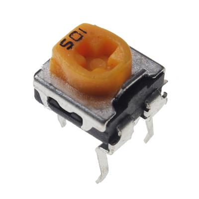 POTENTIOMETER 500OHMS | WH06-2C-501 | پتانسیومتر 500 اهم خوابیده