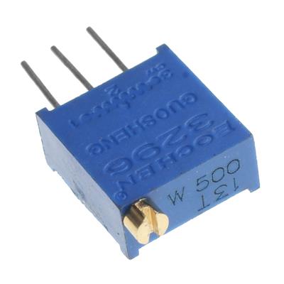 MULTITURN TRIMMING POTENTIOMETER 50OHMS | 3296W-1-500 | مولتی ترن 50 اهم ایستاده