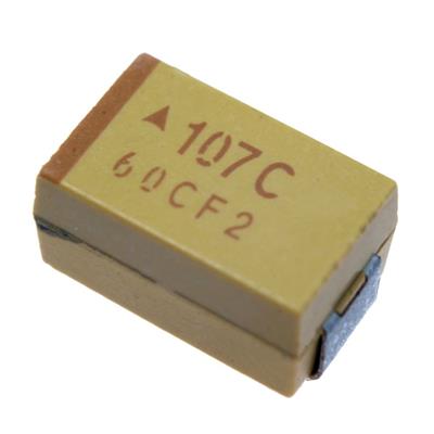 TANTALUM CAPACITOR 100UF 16V 10% SMD D | TAJD107K016RNJ | خازن تانتالیوم 100 میکرو فاراد 16 ولت smd سایز  D