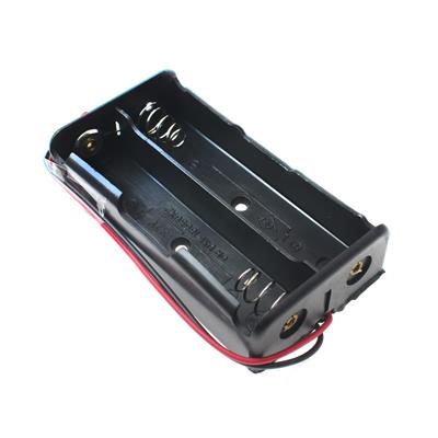 BATTERY HOLDER 2X18650 (WIRE LEADS)