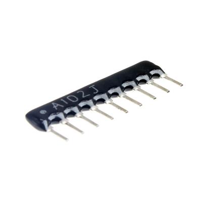 RESISTOR ARRAY 1KOHMS 9PIN | A09-102JP | مقاومت اری 1 کیلو اهم 9 پین