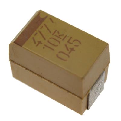 TANTALUM CAPACITOR 470UF 10V 10% SMD E | T495X477K010ATE100 | خازن تانتالیوم 470 میکرو فاراد 10 ولت smd سایز  E