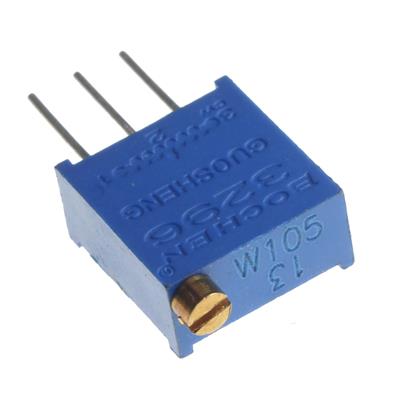 MULTITURN TRIMMING POTENTIOMETER 1MOHMS | 3296W-1-105 | مولتی ترن 1 مگا اهم ایستاده