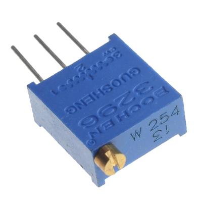 MULTITURN TRIMMING POTENTIOMETER 250KOHMS | 3296W-1-254 | مولتی ترن 250 کیلو اهم ایستاده