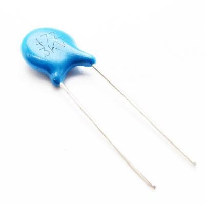 CERAMIC DISC CAPACITOR 4.7NF 3KV | 4.7NF/3KV | خازن عدسی 4.7 نانو فاراد