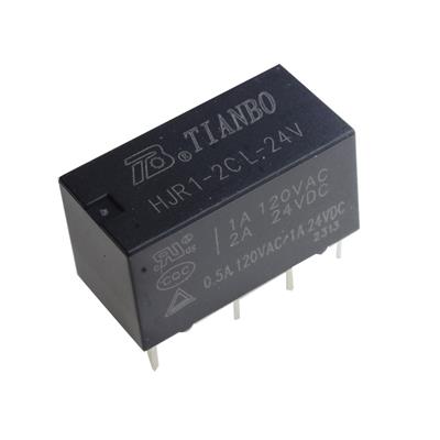 RELAY 24V 1A 2C 8PIN | HJR-1-2CL24V | رله مخابراتی 24 ولت 1 آمپر 2 کنتاکت 