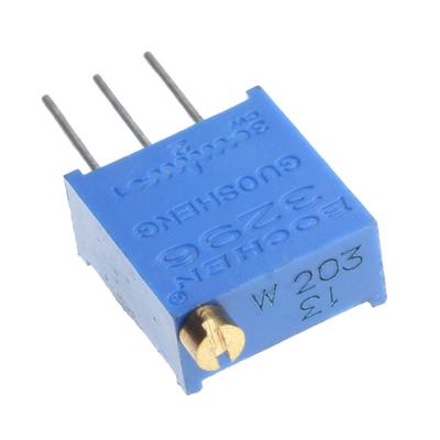 MULTITURN TRIMMING POTENTIOMETER 20KOHMS | 3296W-1-203 | مولتی ترن 20 کیلو اهم ایستاده