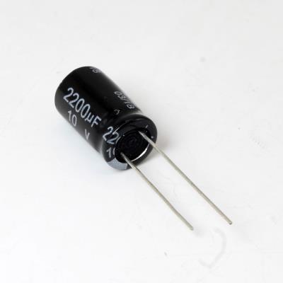 2200UF/10V-10X17-105C-BLACK | KM222M1ABKJ1017VBK